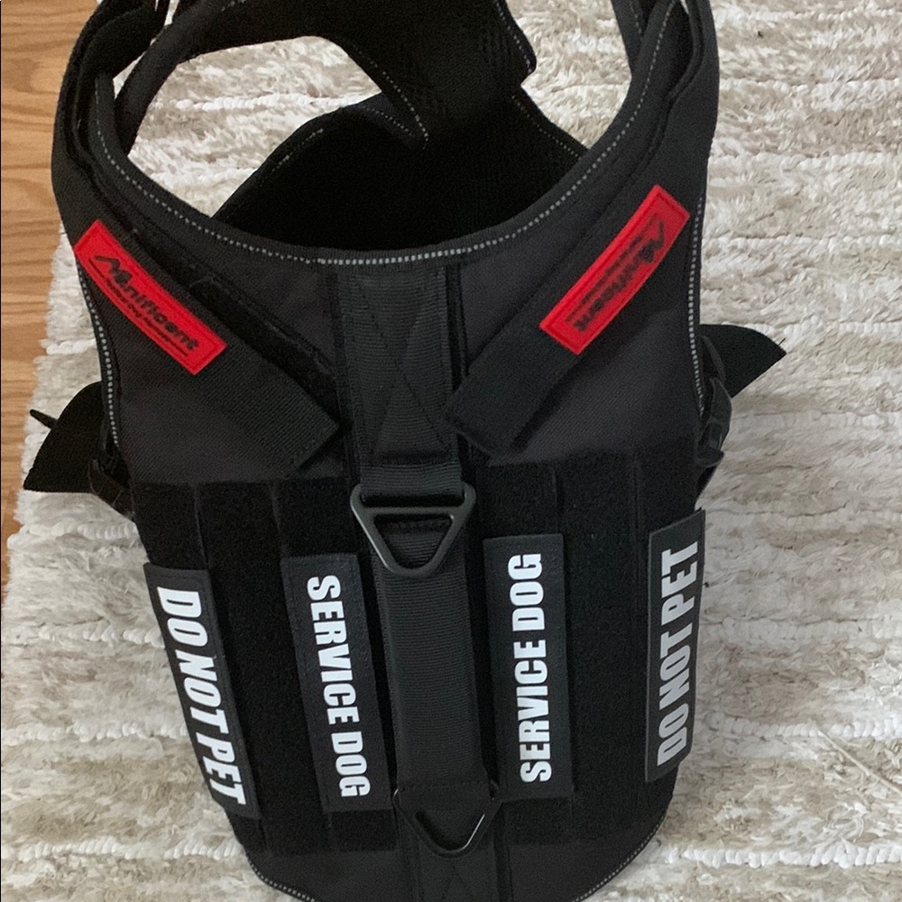 Black Service Dog Harness - Picture 10 of 16
